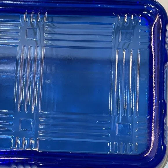 Vintage 1940s Hazel Atlas Refrigerator Dish Set (6 total pieces)